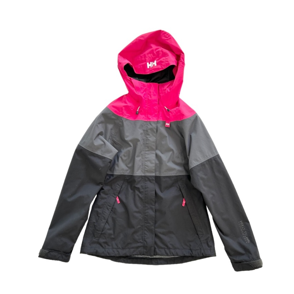 Helly Hansen Pink and Gray Women's Hooded Jacket